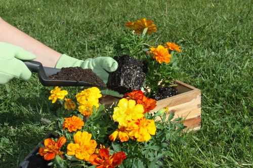 Low-carbon van used by Gardeners Millwall for local work
